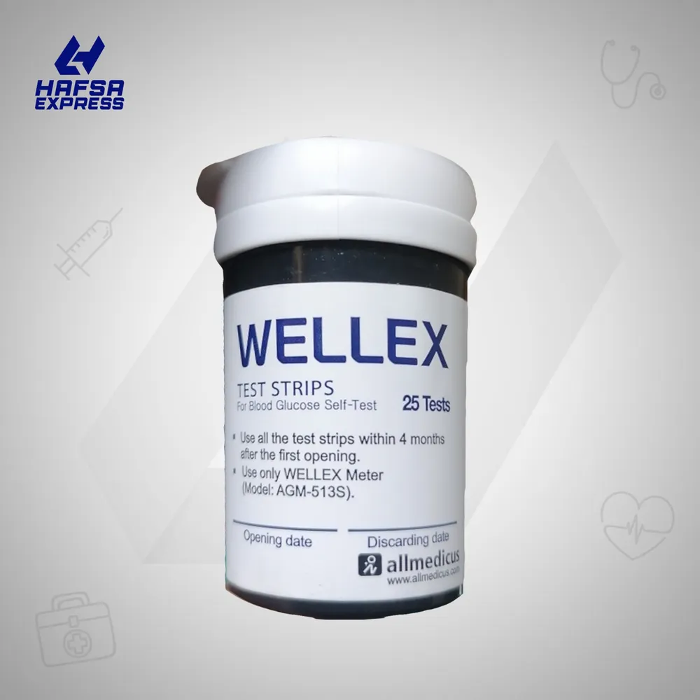 WELLEX Blood Sugar Test Strip-image